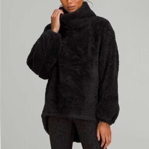 Lululemon Warmth Restore Long Pullover in Black Size 12